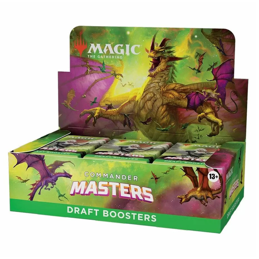 Magic Commander Masters Draft Booster Box - Trading Card Games