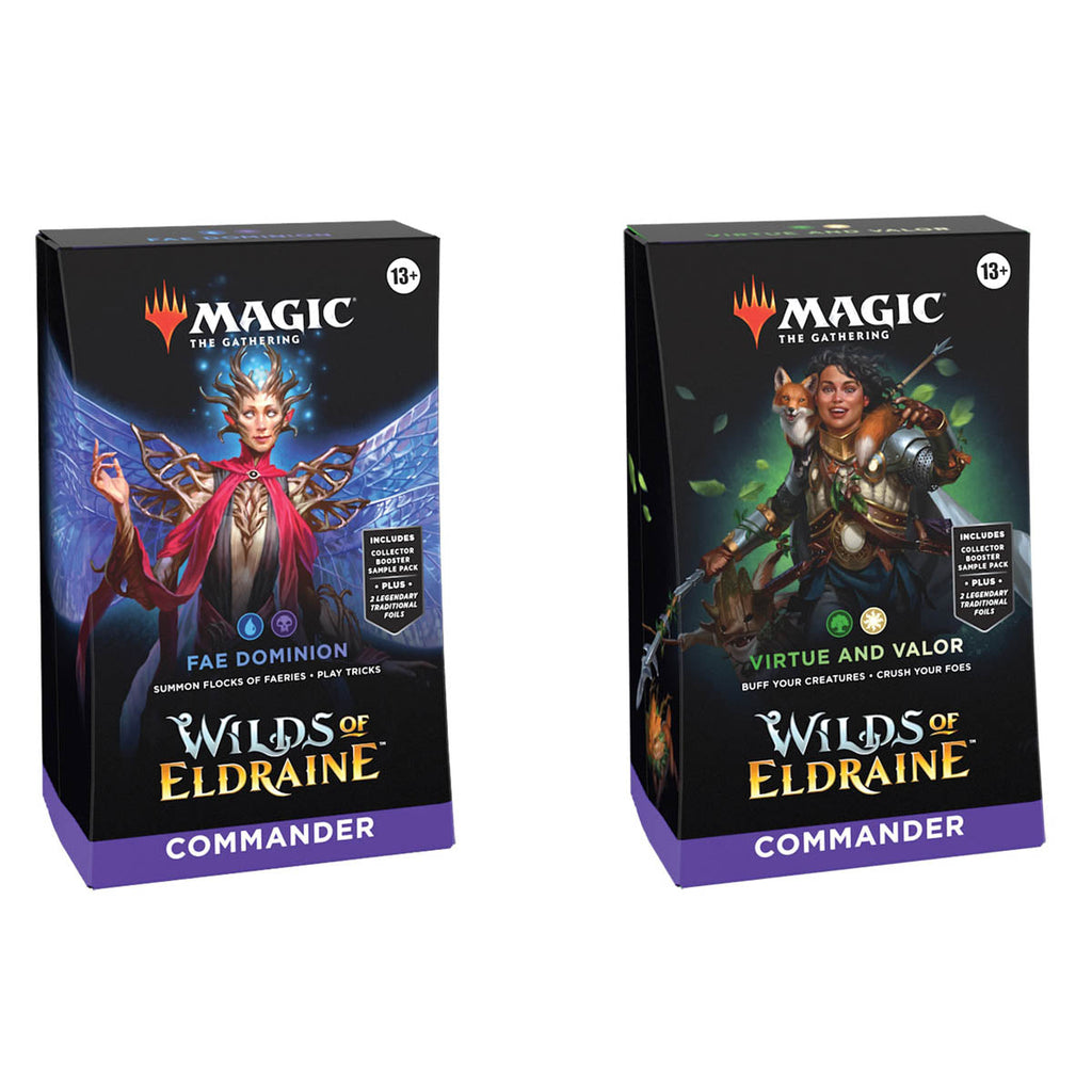 Magic Wilds of Eldraine Commander Decks (Pair) - Trading Card Games