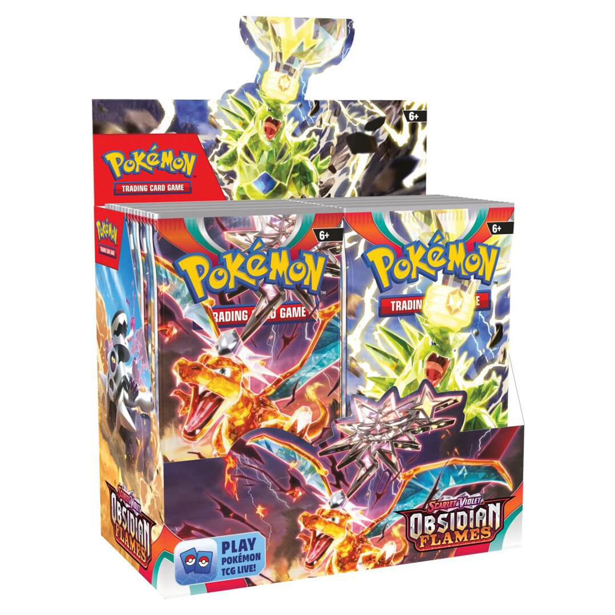 Scarlet & Violet Obsidian Flames Booster Box POKEMON TCG - Trading Card Games