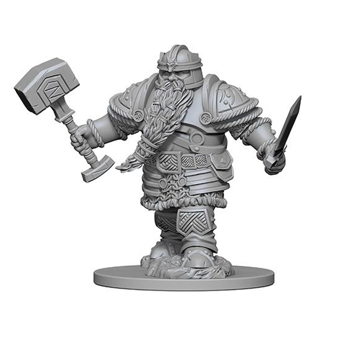 D&D Nolzurs Marvelous Unpainted Miniatures Dwarf Male Fighter - Miniatures