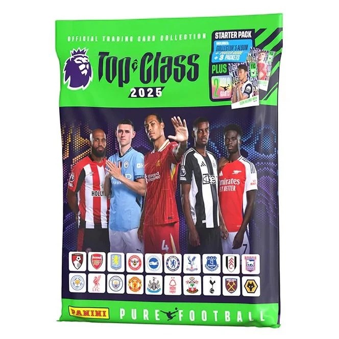 PANINI Top Class EPL 2025 Soccer Starter Pack - Sports Cards