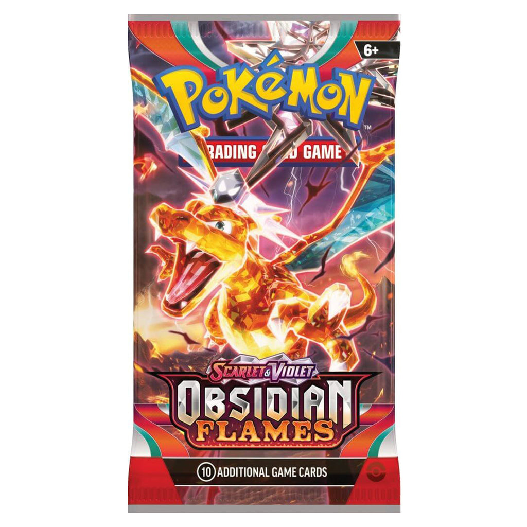 POKEMON TCG Scarlet & Violet Obsidian Flames Single Booster Pack - Trading Card Games