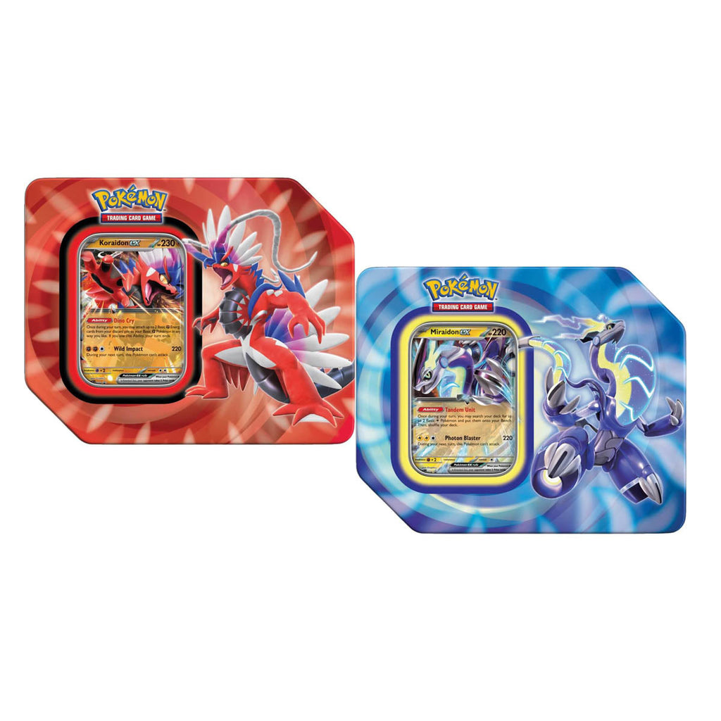 Paldea Legends Tins (Pair) POKEMON TCG - Trading Card Games