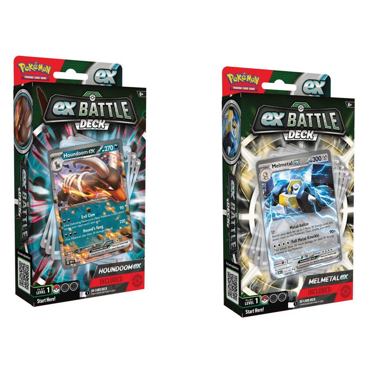 Melmetal & Houndoom Battle Decks (Pair) POKEMON TCG - Trading Card Games