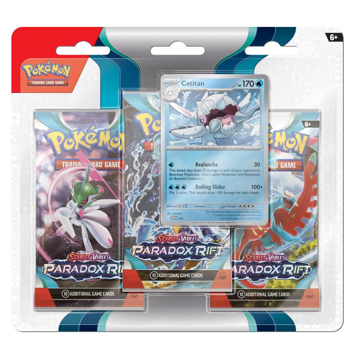 Scarlet & Violet Paradox Rift Three Booster Blisters (Pair) POKEMON TCG - Trading Card Games - 2