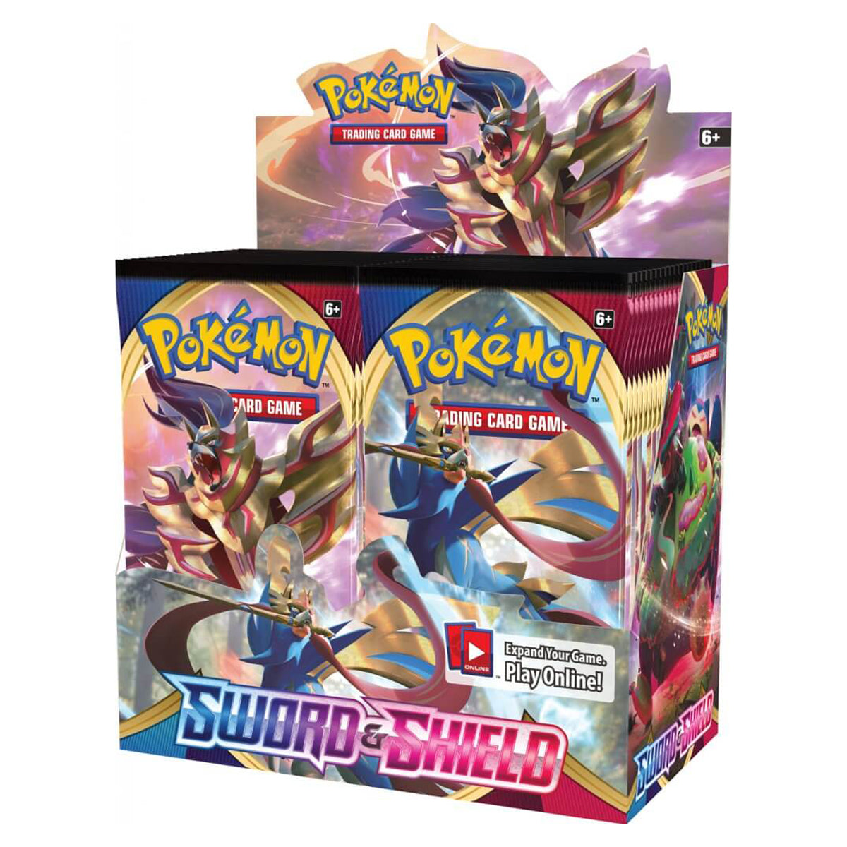 POKEMON Sword and Shield Booster Box Incl 36 Booster Packs - Trading Card Games