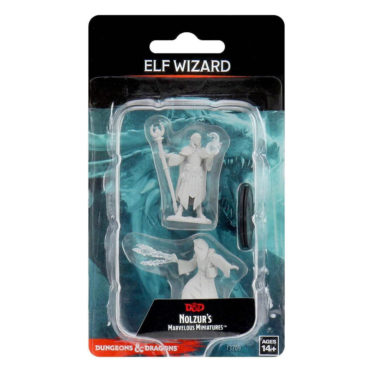 D&D Nolzurs Marvelous Unpainted Miniatures Male Elf Wizard - Miniatures