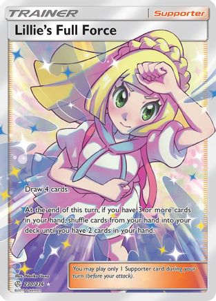 Lillie's Full Force 230/236 - Cosmic Eclipse Pokemon Holofoil - Single Cards