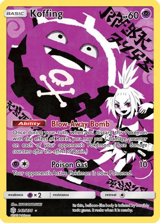 Koffing 243/236 - Cosmic Eclipse Pokemon Holofoil - Single Cards