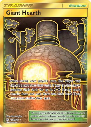 Giant Hearth 263/236 - Cosmic Eclipse Pokemon Holofoil - Single Cards