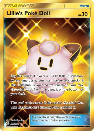Lillie's PokÃ© Doll 267/236 - Cosmic Eclipse Pokemon Holofoil - Single Cards