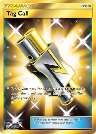 Tag Call 270/236 - Cosmic Eclipse Pokemon Holofoil - Single Cards