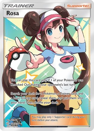 Rosa 236/236 - Cosmic Eclipse Pokemon Holofoil - Single Cards