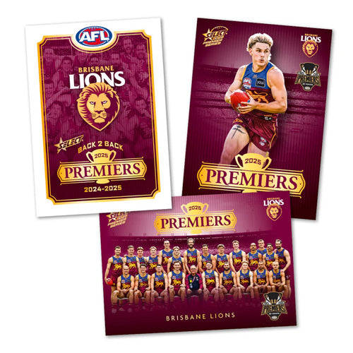 2025 AFL Brisbane Lions Premiers Limited Edition Card Set - Sports Cards - 2