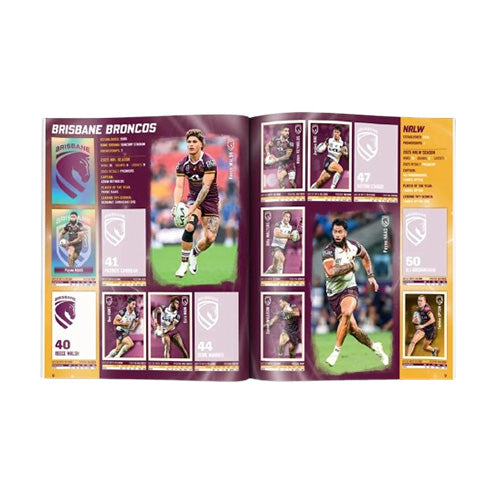 2026 NRL Rugby Stickers Book Album w/ 5 Packs - Sports Cards - 4