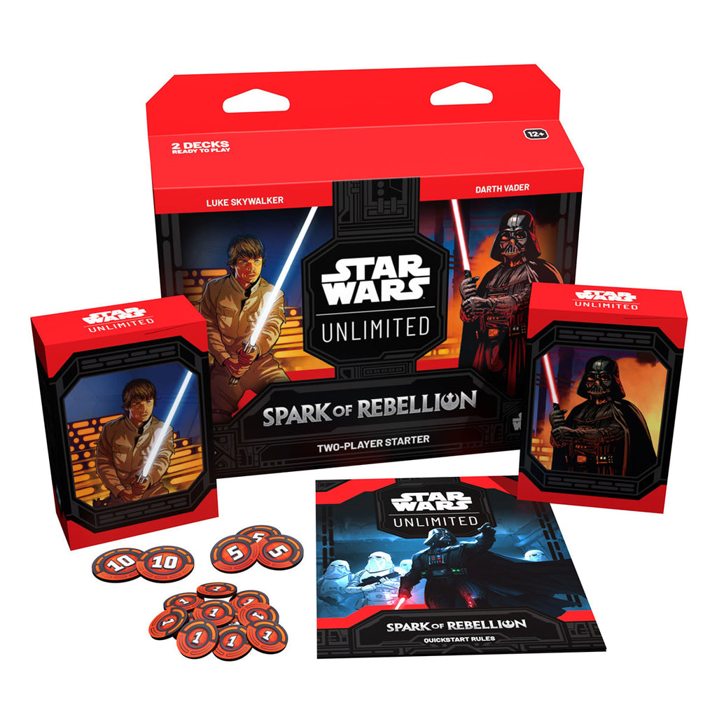 Star Wars Unlimited - Spark of Rebellion Two-Player Starter - Trading Card Games - 3