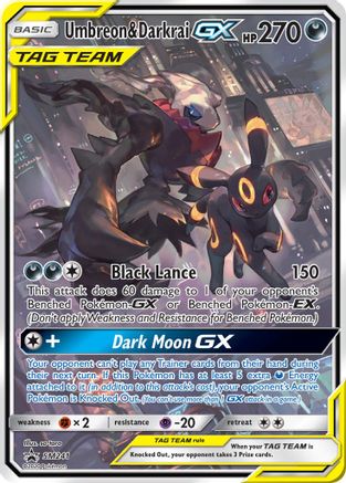 Umbreon & Darkrai GX - SM241 SM241/248 - SM Promos Holofoil - Single Cards