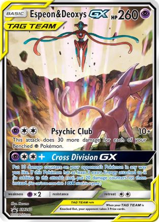 Espeon & Deoxys GX - SM240 SM240/248 - SM Promos Holofoil - Single Cards