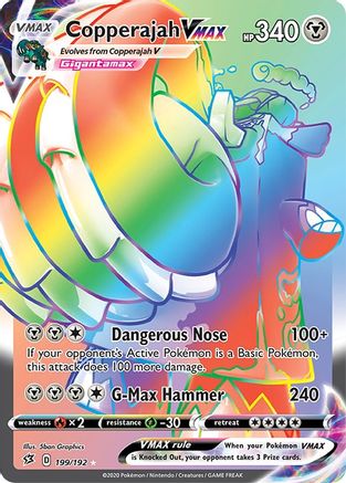 Copperajah VMAX 199/192 - Pokemon Rebel Clash Holofoil - Single Cards