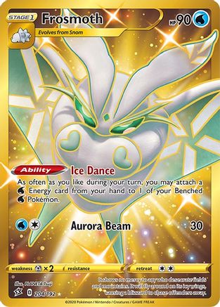 Frosmoth 204/192 - Pokemon Rebel Clash Holofoil - Single Cards