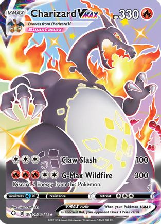 Charizard VMAX SV107/122 - Shiny Vault Pokemon Holofoil - Single Cards