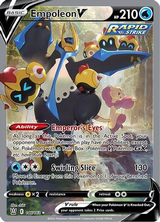 Empoleon V 146/163 - Pokemon Battle Styles Holofoil - Single Cards