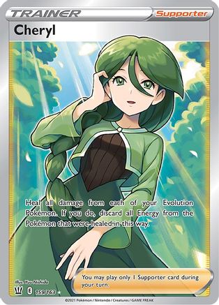 Cheryl 159/163 - Pokemon Battle Styles Holofoil - Single Cards