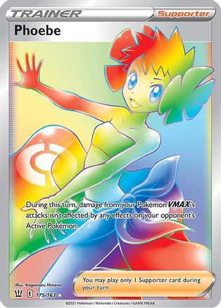 Phoebe 175/163 - Pokemon Battle Styles Holofoil - Single Cards