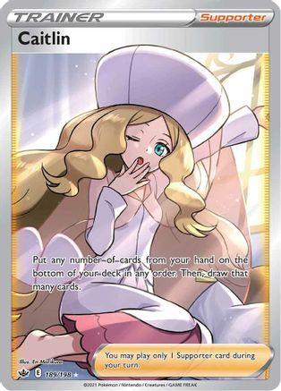 Caitlin 189/198 - Pokemon Chilling Reign Holofoil - Single Cards