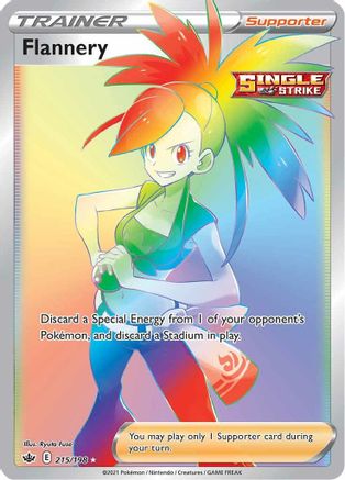 Flannery 215/198 - Pokemon Chilling Reign Holofoil - Single Cards
