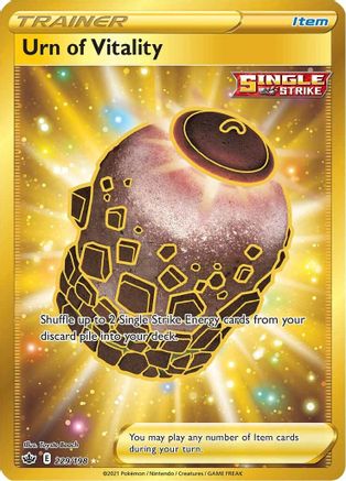 Urn of Vitality (Secret) 229/198 - SWSH06 Chilling Reign Holofoil - Single Cards
