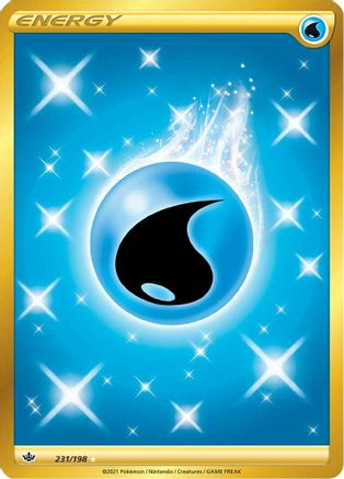 Water Energy 231/198 - Pokemon Chilling Reign Holofoil - Single Cards