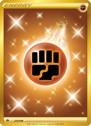 Fighting Energy 233/198 - Pokemon Chilling Reign Holofoil - Single Cards