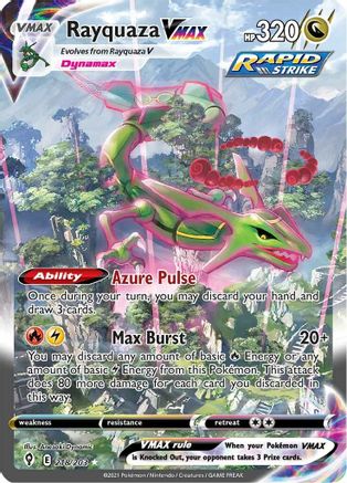 Rayquaza VMAX 218/203 - Pokemon Evolving Skies Holofoil - Single Cards