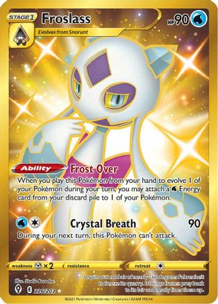 Froslass 226/203 - Pokemon Evolving Skies Holofoil - Single Cards