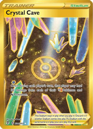 Crystal Cave 230/203 - Pokemon Evolving Skies Holofoil - Single Cards