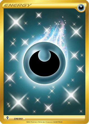 Darkness Energy 236/203 - Pokemon Evolving Skies Holofoil - Single Cards