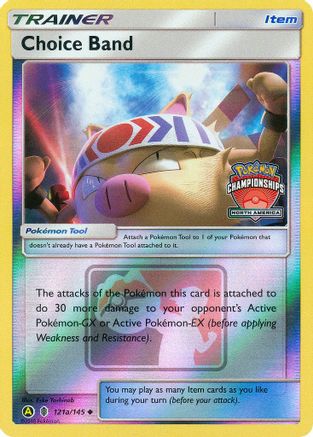 Choice Band 121a/145 - Guardians Rising Reverse Pokemon Holofoil - Single Cards