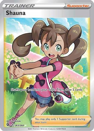 Shauna (Full Art) 263/264 - SWSH08 Fusion Strike Holofoil - Single Cards