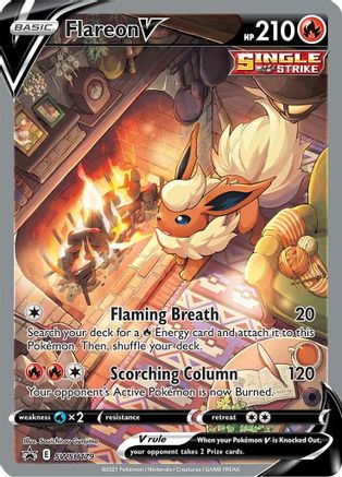 Flareon V - SWSH179 SWSH179/307 - SWSH Sword & Shield Promo Cards Holofoil - Single Cards