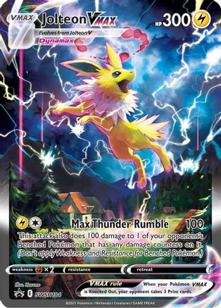 Jolteon VMAX - SWSH184 SWSH184/307 - SWSH Sword & Shield Promo Cards Holofoil - Single Cards