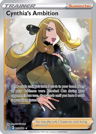 Cynthia's Ambition 169/172 - Pokemon Brilliant Stars Holofoil - Single Cards