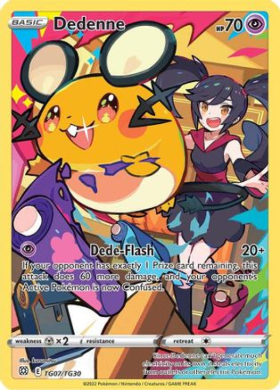 Dedenne TG07/30 - SWSH09 Brilliant Stars Trainer Gallery Holofoil - Single Cards