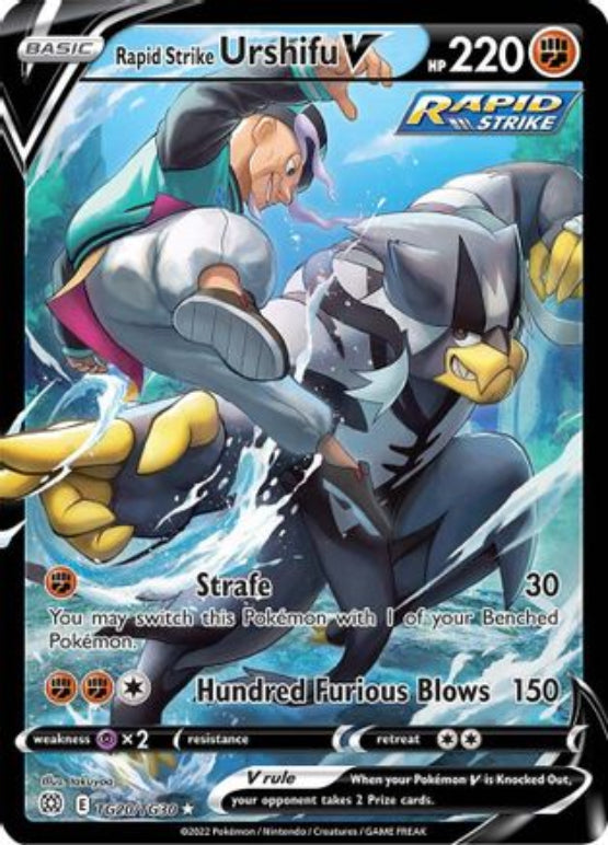 Rapid Strike Urshifu V TG20/30 - SWSH09 Brilliant Stars Trainer Gallery Holofoil - Single Cards