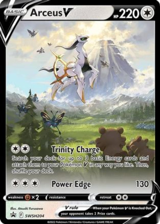 Arceus V - SWSH204 SWSH204/307 - SWSH Sword & Shield Promo Cards Holofoil - Single Cards