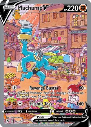 Machamp V 172/189 - Pokemon Astral Radiance Holofoil - Single Cards