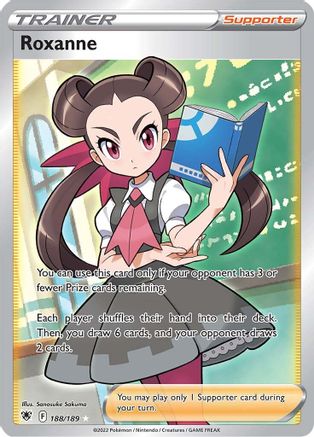 Roxanne 188/189 - Pokemon Astral Radiance Holofoil - Single Cards