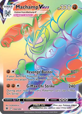Machamp VMAX 194/189 - Pokemon Astral Radiance Holofoil - Single Cards