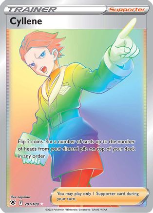 Cyllene 201/189 - Pokemon Astral Radiance Holofoil - Single Cards