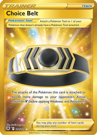 Choice Belt (Secret) 211/189 - SWSH10 Astral Radiance Holofoil - Single Cards